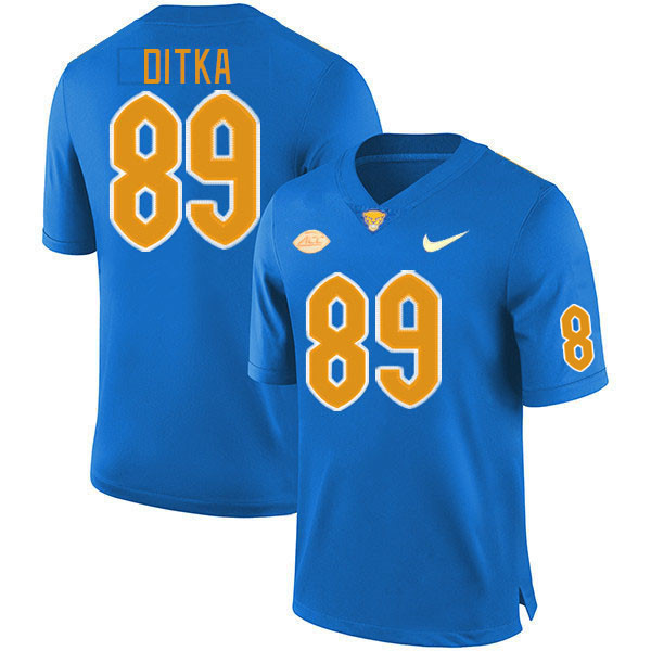 Pitt Panthers #89 Mike Ditka College Football Jerseys Stitched Sale-Royal